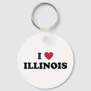 I Love Illinois Sleutelhanger