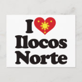I Love Ilocos Norte Briefkaart (Voorkant)