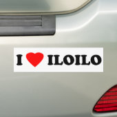 I Love Iloilo Bumpersticker (Op auto)