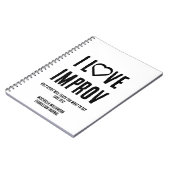 I LOVE IMPROV Christian Evangelism Journal (Côté gauche)
