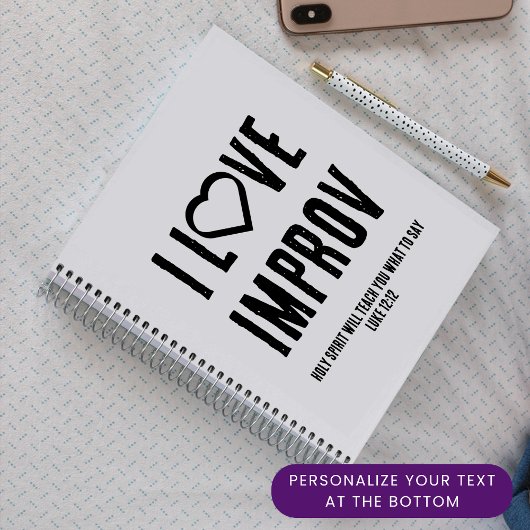 I LOVE IMPROV Christian Evangelism Journal