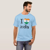 I Love India T-Shirt (Devant entier)