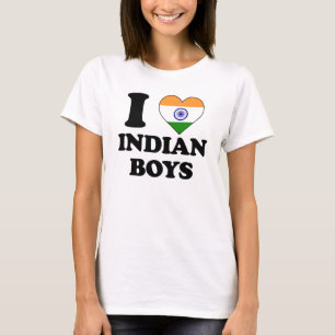 I love Indian Boys T-shirt