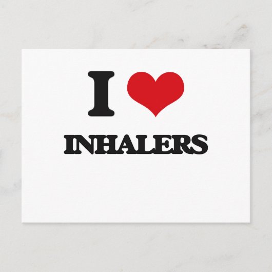 I Love Inhalers Briefkaart (Voorkant)