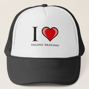 I Love Inline Skating Trucker Pet