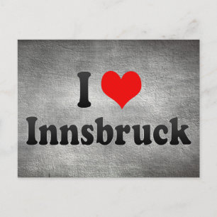 I Love Innsbruck, Austria Briefkaart