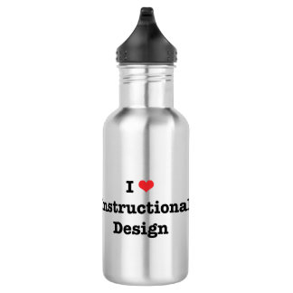 I Love Instructional Design Waterfles
