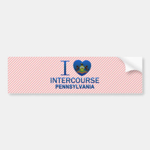 I Love Intercursus, PA Bumpersticker