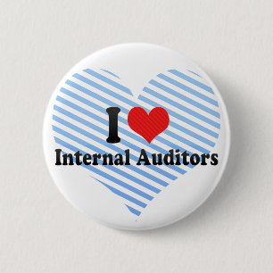 I Love Internal Auditors Ronde Button 5,7 Cm