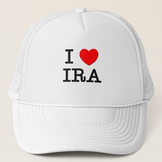 I Love Ira Trucker Pet (Voorkant)