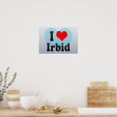 I Love Irbid, Jordan Poster (Keuken)