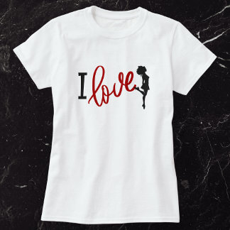 I Love Irish Dance - Hard Shoe Irish Dancer T-shirt