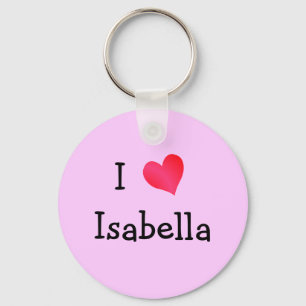 I Love Isabella Sleutelhanger