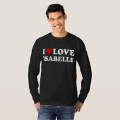 I Love Isabelle I Heart Isabelle T-shirt (Voorkant volledig)
