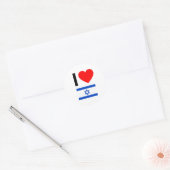 i love israel ronde sticker (Envelop)