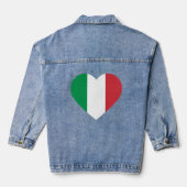 I Love Italie drapeau italien Coeur (Verso)