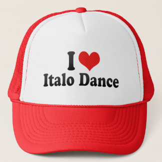I Love Italo Dance Trucker Pet