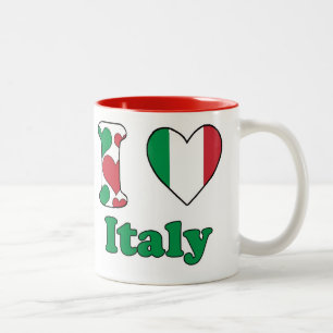 I love Italy Tweekleurige Koffiemok