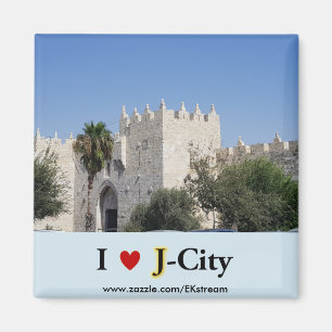 I LOVE J CITY - Damscus porte aimant