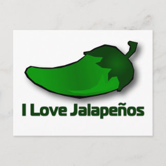 I Love Jalapenos Briefkaart