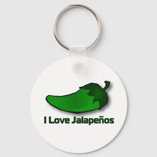 I Love Jalapenos Sleutelhanger (Voorkant)