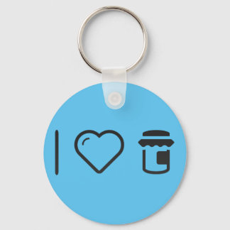 I Love Jam Sleutelhanger