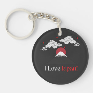 I Love Japan – Japans Sleutelhanger ontwerp