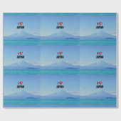 "I Love Japan," Mt. Fuji Cadeaupapier (Vlak)