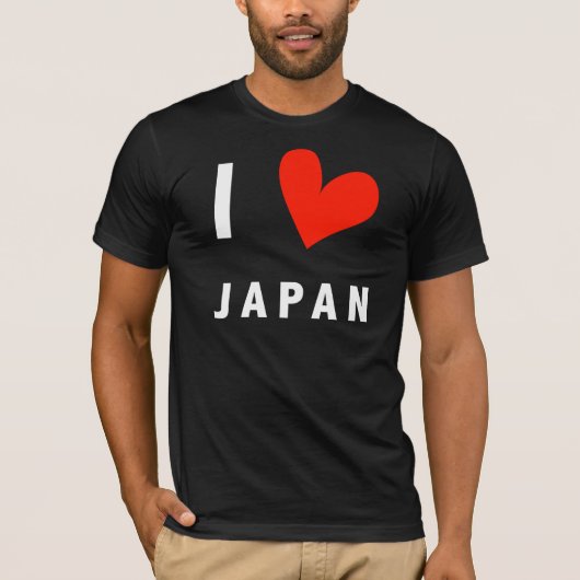 I LOVE JAPAN T-shirt (Voorkant)