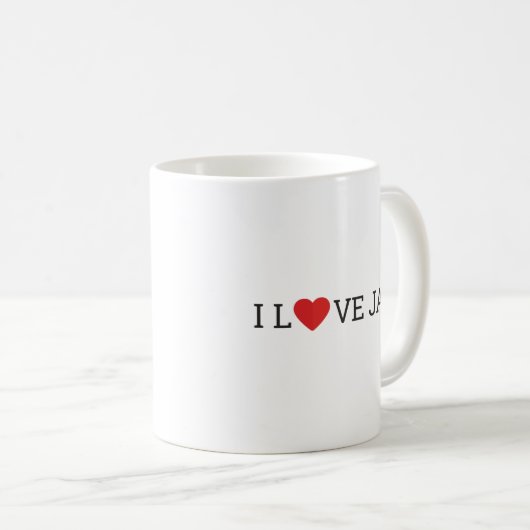 I Love Java Mok (Voorkant rechts)