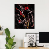 I Love Jazz Music Poster Art (Bureau à domicile)
