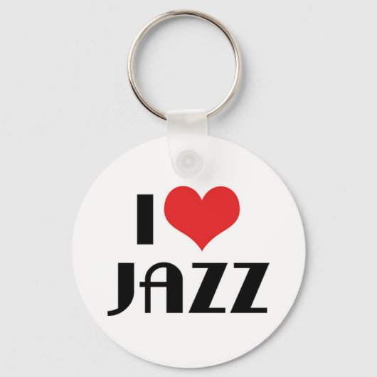 I Love Jazz Sleutelhanger (Voorkant)