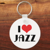 I Love Jazz Sleutelhanger (Voorkant)