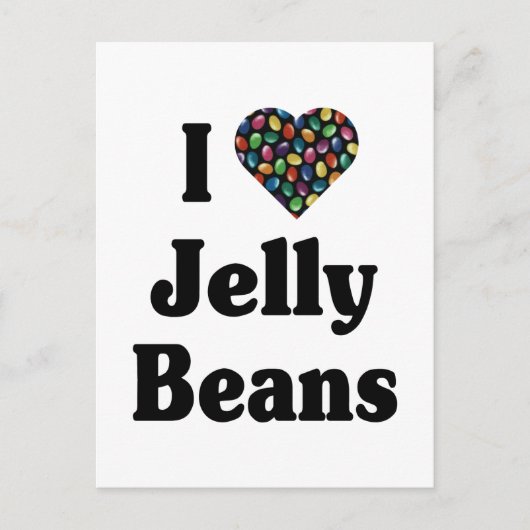 I Love Jelly Beans Briefkaart (Voorkant)