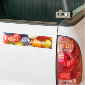 I Love Jelly Beans Bumpersticker (Op Truck)