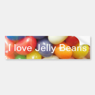 I Love Jelly Beans Bumpersticker