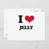 I Love Jelly Briefkaart (Voorkant / Achterkant)