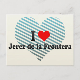 I Love Jerez de la Frontera, Spanje Briefkaart