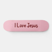 I Love Jesus Athletic Skateboard (Horz)