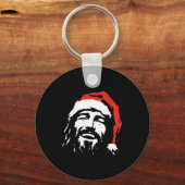 I Love Jesus Christmas Green  Sleutelhanger (Voorkant)