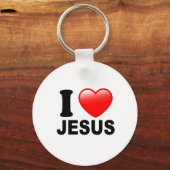 I Love Jesus Sleutelhanger (Voorkant)