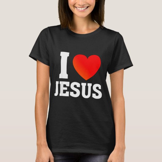 I Love Jesus  T-shirt (Voorkant)