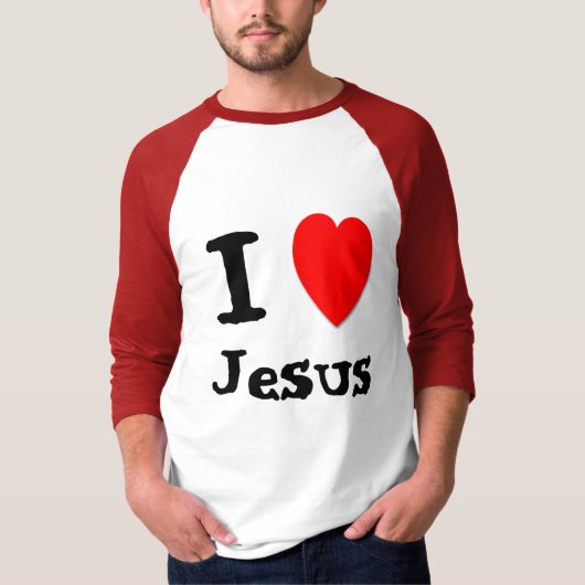I Love Jesus T-shirt (Voorkant)