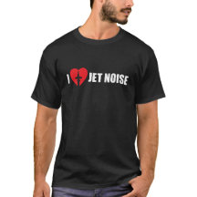 I Love Jet Noise Aviation Heart