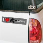 I Love Jet Noise Bumpersticker (Op Truck)