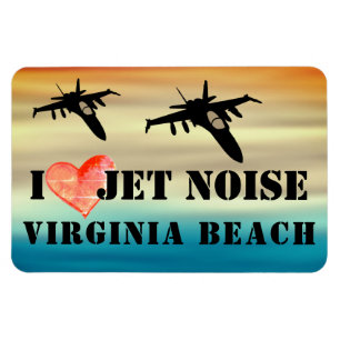 I Love Jet Noise Virginia Beach Magneet