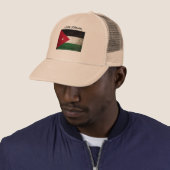 I Love Jordan Flag Trucker Hat Mannen Pet (In situ)