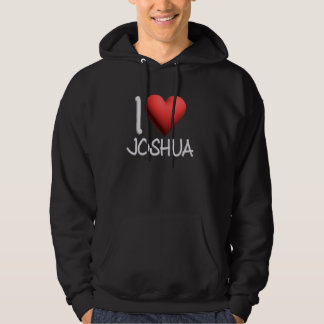 I Love Joshua Naam Gepersonaliseerde Mannen Guy BF Hoodie