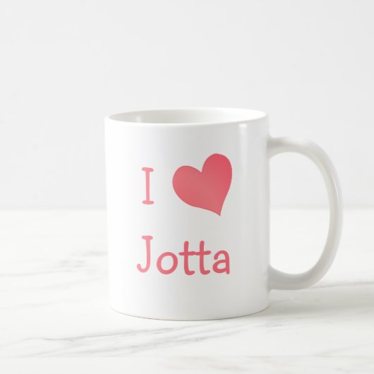 I Love Jotta Koffiemok (Rechts)