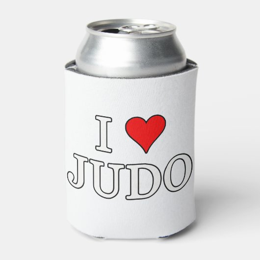 I Love Judo Blikjeskoeler (Blikje Voorkant)